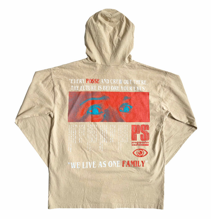 415AM We Live As One Family Hooded T-Shirt