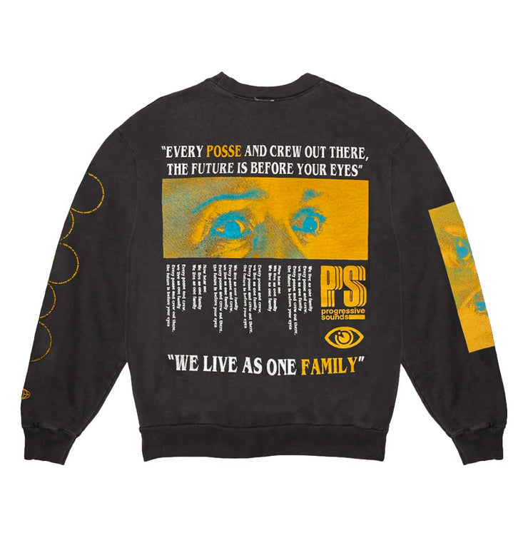415am We Live As One Family Crew Neck Sweat