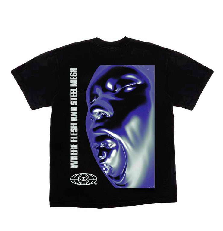 415AM WHERE FLESH & STEEL MESH T-Shirt
